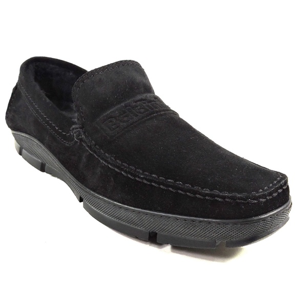 Baldinini??Men\'s Black Suede Winter Loafers 41.5 main image 9